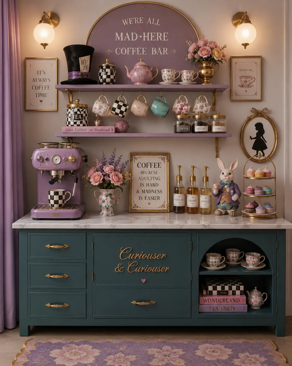 Alice in Wonderland Coffee Bar Decor: Shop the Look