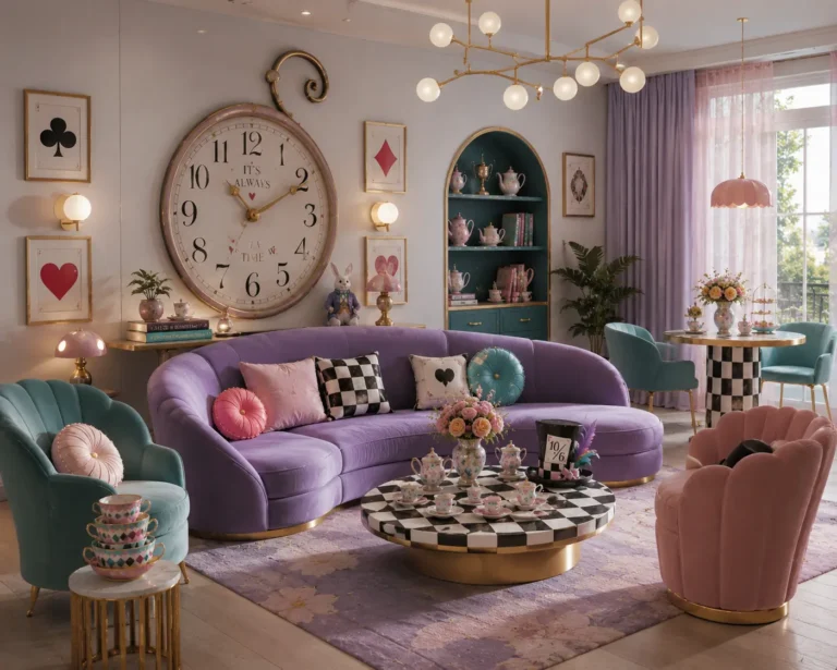 Alice in Wonderland Tea Party Glam Living Room Style Recipe
