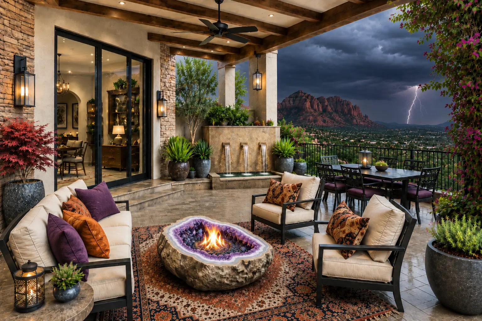 Arizona Desert Monsoon Patio Shop the Look