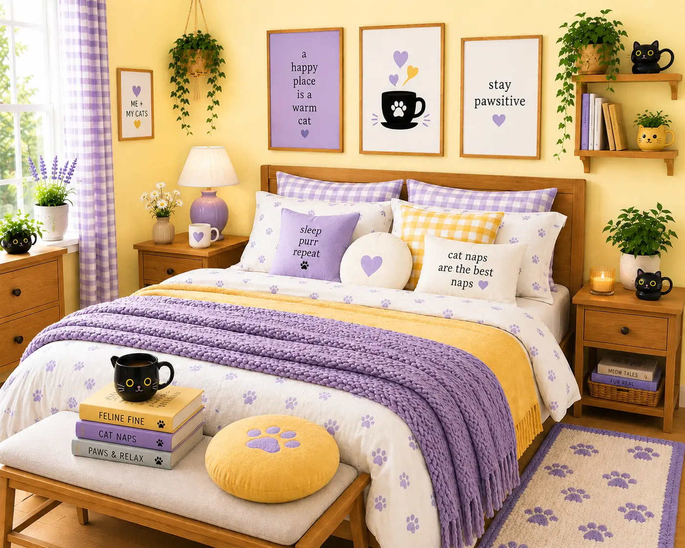 Shop the Look: Cat Café Bedroom