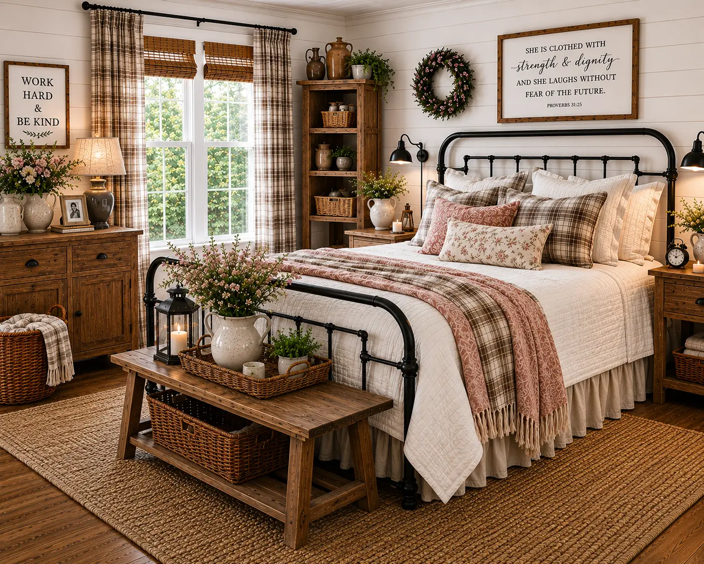Shop the Look: Farmhouse Feminine Bedroom