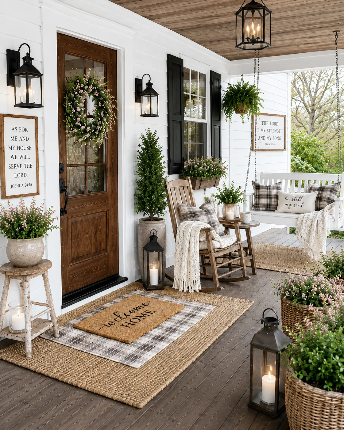 Shop the Look: Farmhouse Feminine Porch