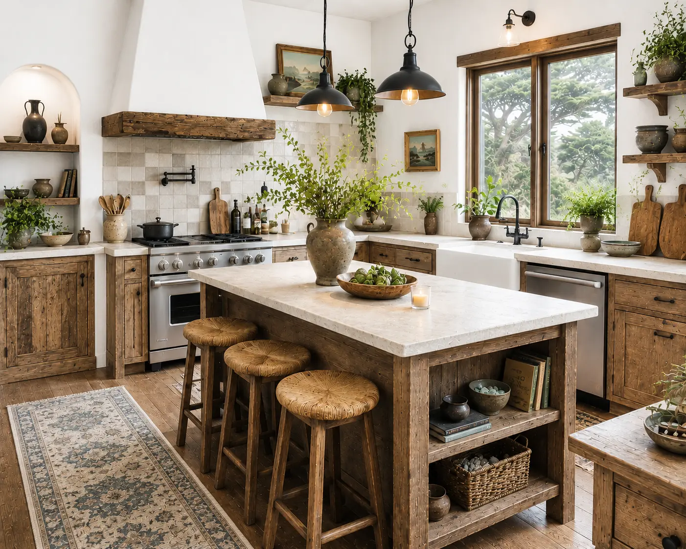 Monterey Bay Coastal Kitchen: Shop the Look for a Rustic California Coast Kitchen