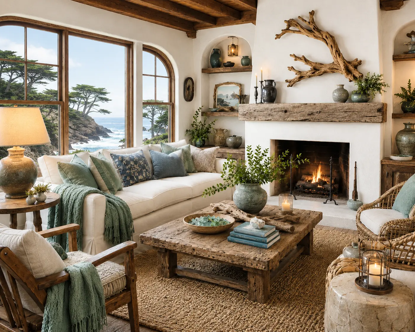 Monterey Bay Coastal Living Room: Shop the Look for a Natural, Relaxed Coastal Home