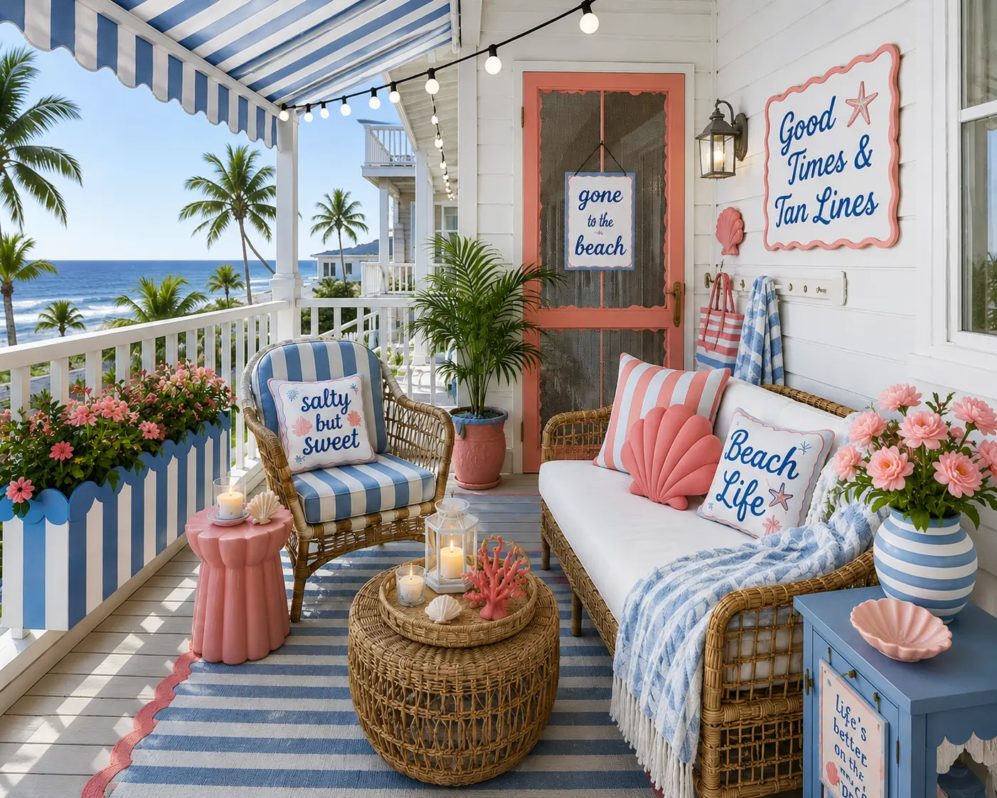 Shop Retro Boutique Coastal Porch Decor
