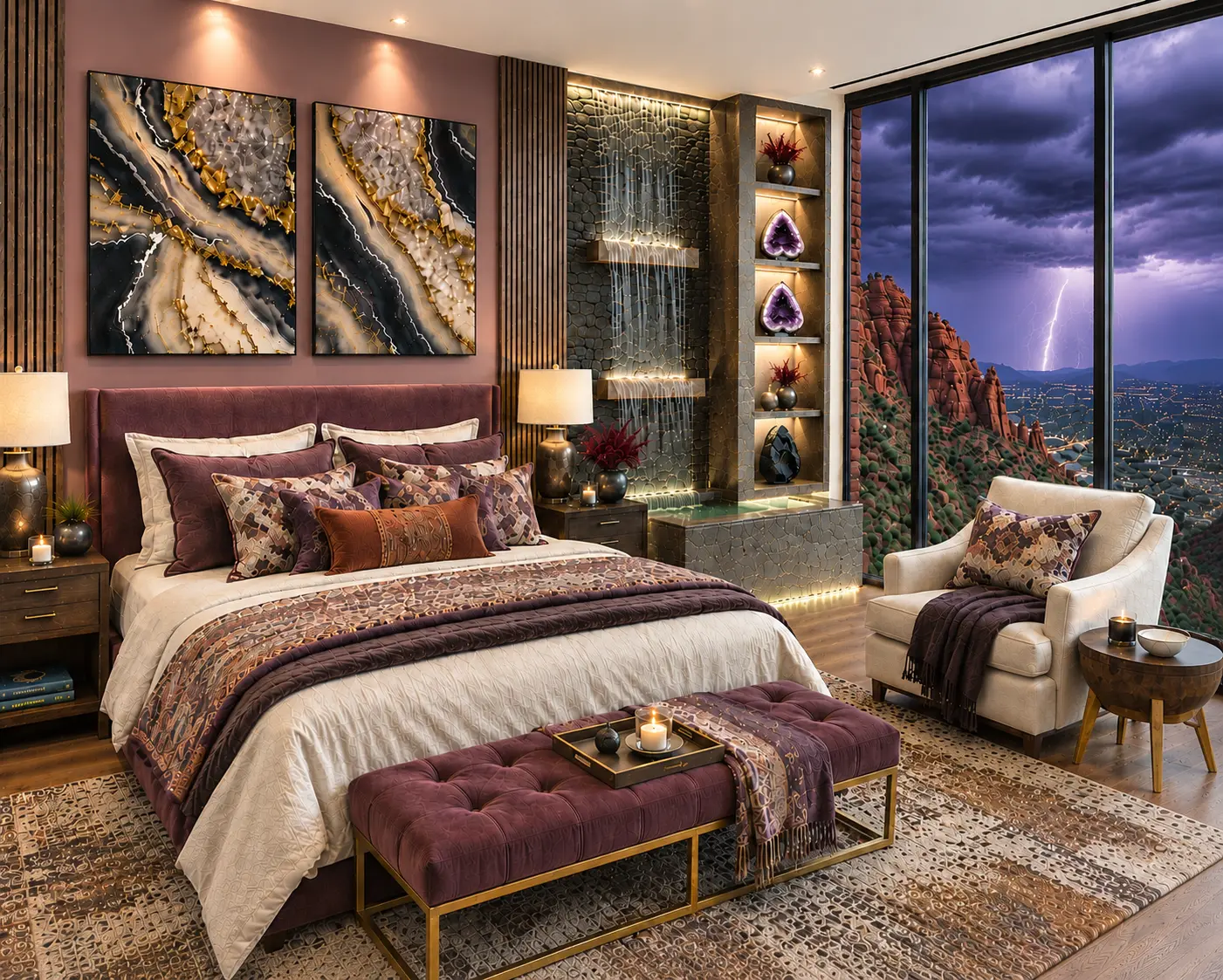 Arizona Desert Monsoon Bedroom Shop the Look